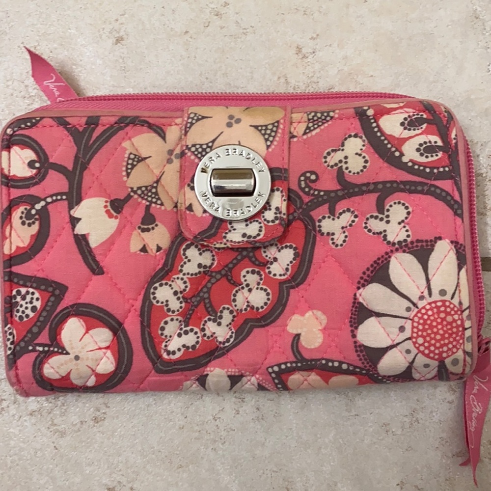 Pink Vera Bradley wallet